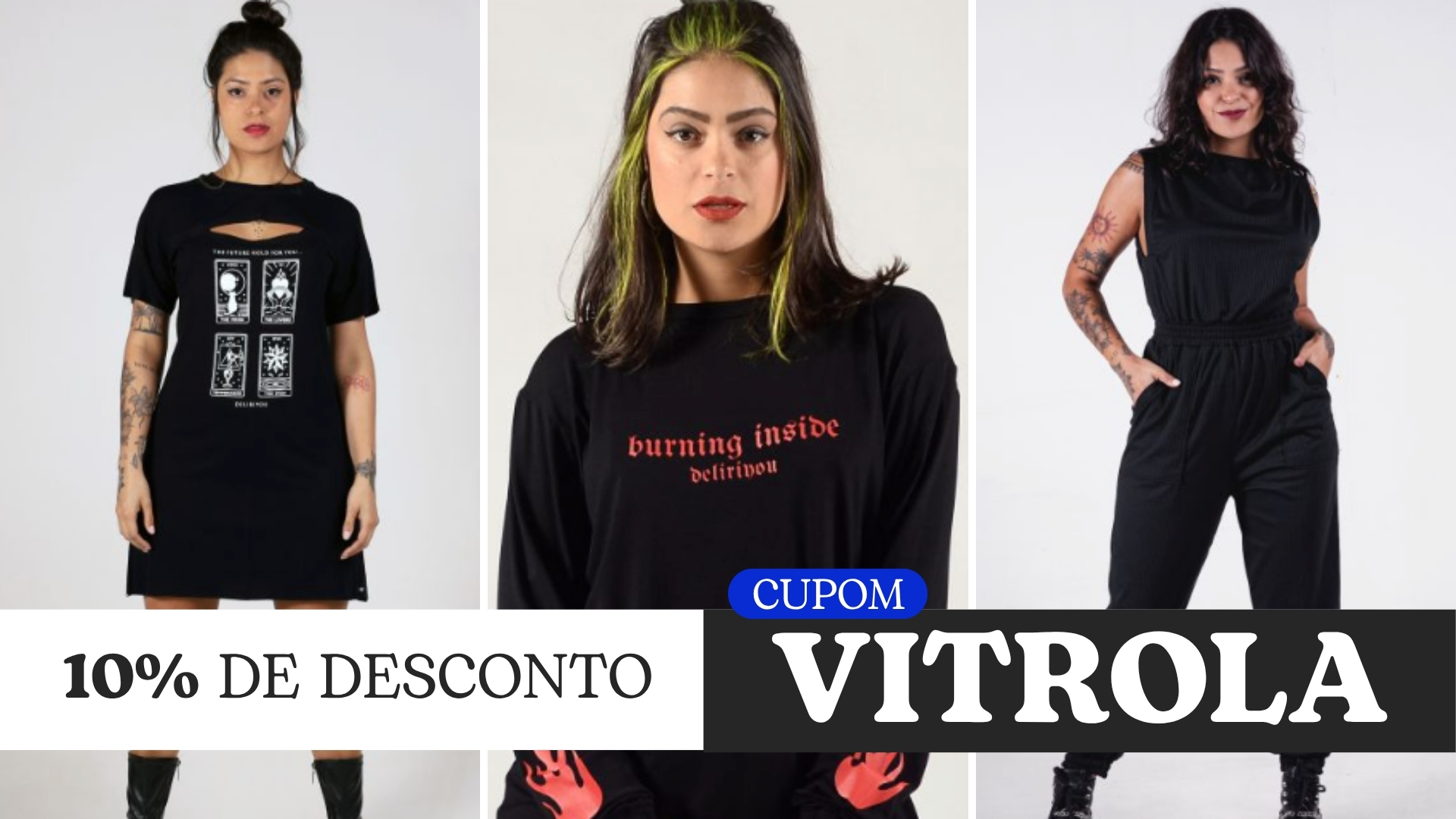 Loja Deliriyou - Cupom de Desconto - VITROLA